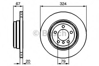 Диск тормозной Bosch (0986479004)