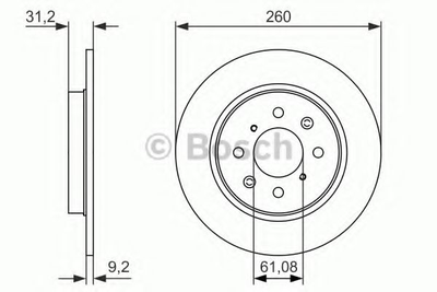 Диск тормозной Bosch (0986479051)