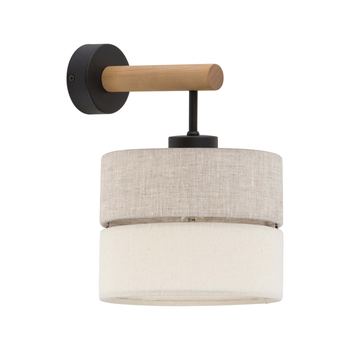 Бра ECO 5776 TK-Lighting бежевый, дерево, черный / бежевый