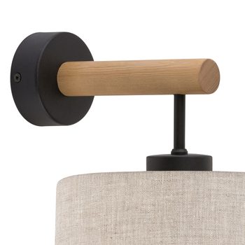 Бра ECO 5776 TK-Lighting бежевый, дерево, черный / бежевый