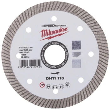 Круг отрезной Milwaukee алмазный SPEEDCROSS DHTI 125 мм для плитки. (4932492155)