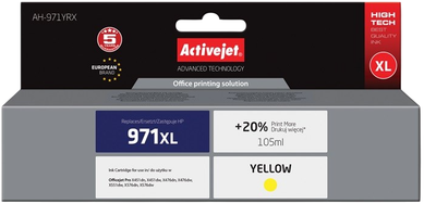 Tusz Activejet Premium do HP 971XL CN628AE Yellow (AH-971YRX)