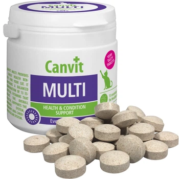 Вітамінно-мінеральний комплекс Canvit Multi для котів 100 г