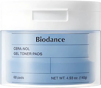 Гидрогелевые тонер-пэды Biodance Cera-Nol Gel Toner Pads для питания кожи 60 шт (8809937361206)