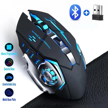 Бездротова ігрова Bluetooth миша GAME MOUSE 2.4G на акумуляторі чорна