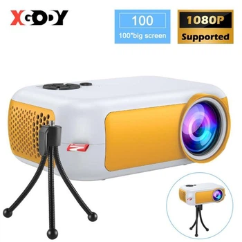 Проектор XGODY 1080P 480х360 1800 люменів Білий