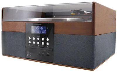 Музыкальный центр Виниловый проигрыватель Soundmaster Eliteline PL910 DAB+/FM радио, CD/MP3, USB
