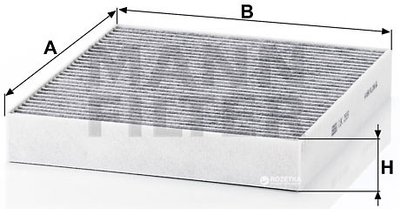 Фильтр салона угольный MANN CUK 2559