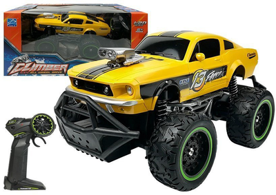 Позашляховик на радіокеруванні LEAN Toys Off-road Високі колеса 1:20 Жовтий (5908275994640)