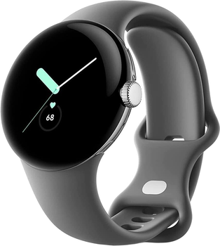 Смарт-часы Google Pixel Watch LTE Polished Silver/Charcoal (840244600334)