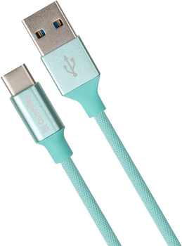 Kabel ColorWay USB Type-C 2.1A 1 m Mint (CW-CBUC003-MT)