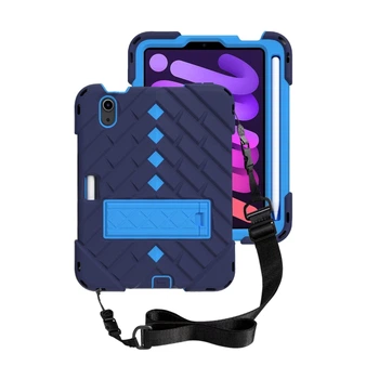 Чехол ARM Cover Apple iPad Mini 6 (8.3" экран) противоударный с откидной подставкой Blue/Light Blue