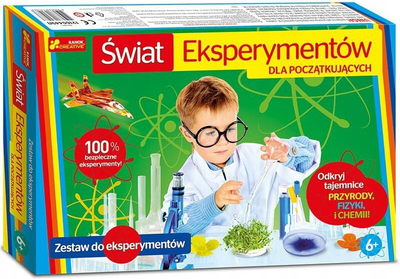 Zestaw do eksperymentów naukowych Ranok-Creative Świat eksperymentów dla początkujących (4823076131463)