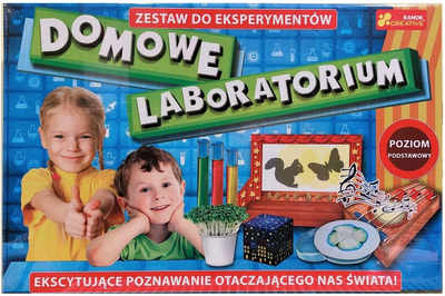 Zestaw do eksperymentów naukowych Ranok-Creative Domowe laboratorium Poziom podstawowy (4823076131449)