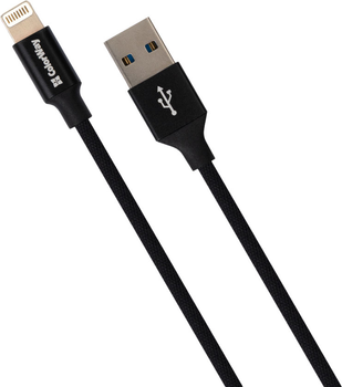 Кабель ColorWay USB - Apple Lightning 2.4A 2 m Black (CW-CBUL007-BK)