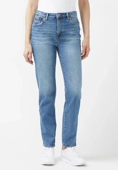 Джинси Buffalo David Bitton High Rise Straight Jayden Jean Color: Veined and Contrasted Blue (BL15844) W28
