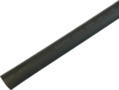 Термоусадка з клеєм WOER W-1SB(3X), 12.7/4.2мм, чорна, 1м