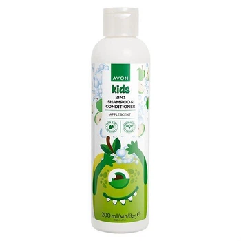 Дитячий шампунь-кондиціонер Avon Kids «Веселе яблучко» 200 мл