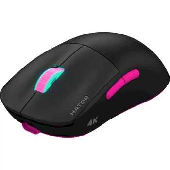 Мышь беспроводная Hator Quasar 2 Ultra 4K Wireless Black/Pink (HTM570BP)