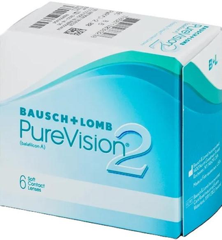 Контактні лінзи Bausch+Lomb Pure Vision2 HD -1,75 (упаковка 6 шт)