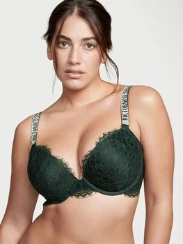 Бюстгальтер Victoria's Secret Embellished Very Sexy 36C Смарагдовий (26314193)