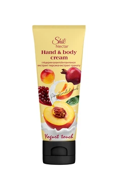 Крем для рук і тіла Shik Nectar Yogurt touch Екстракт персика і екстрат гранату туба 75 мл
