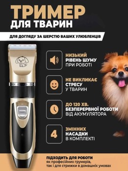 Набор для груминга 4 в 1 Saeday SD-865 бежевый