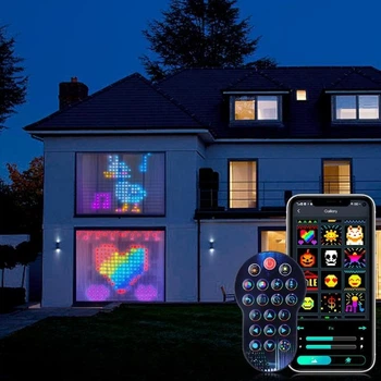 Умная гирлянда-штора Smart-штора LED 2х2 м Подключение через приложение на телефоне, управление пультом и Bluetooth USB