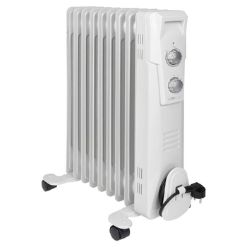 Масляный радиатор обогреватель Clatronic RA 3736 2000 ВТ 9 ребер