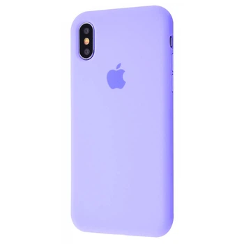 Чохол силіконовий Premium Silicone Case Full для Apple iPhone X/Xs light purple
