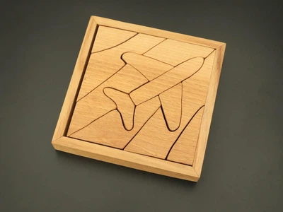 Заняття монтессорі. Літак. Пазли в коробці. Розвиваючі для дітей. 209251