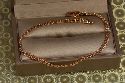 Браслет Xuping Jewelry лав 19,5 см 2,5 мм золотистий