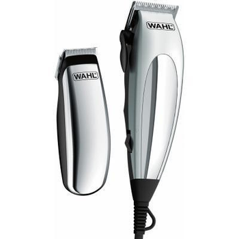 Машинка для стрижки WAHL HomePro Deluxe Combo від мережі вібраційний мотор насадок-12 міні-тример у компл. сріблястий