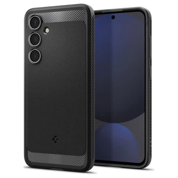 Чохол Spigen Rugged Armor до Samsung Galaxy S24 FE Matte Black (ACS08578)