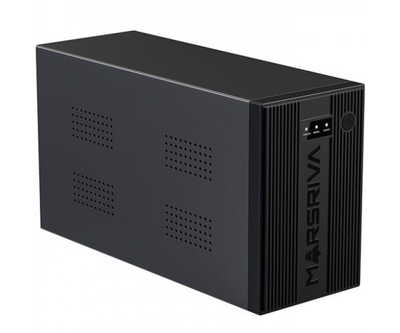 ДБЖ Marsriva MR-UF1500, 1500ВА/920Вт, Line-Interactive, LED version, 3хSchuko, 2*12V/9Ah