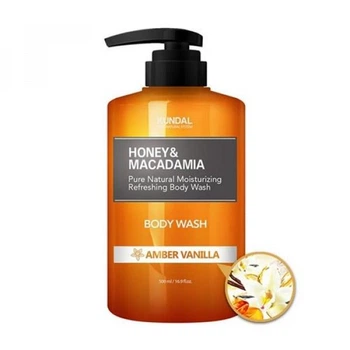 Гель для душу Honey & Macadamia Body Wash Amber Vanilla Kundal 500ml