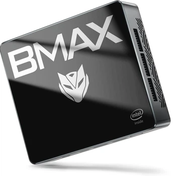 Мини-ПК BMAX B4 Plus Intel N100 16 ГБ ОЗУ 512 ГБ SSD поддержка 3 дисплеев WiFi 5 серый