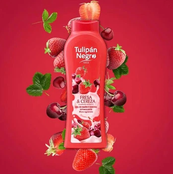 Гель для душу TULIPAN NEGRO Полуниця та вишня 650 мл