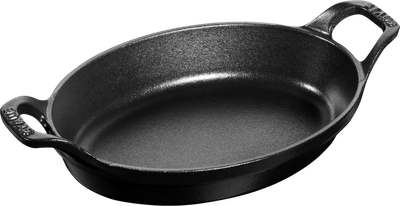 Форма Staub овальна чорна 15 см (3272343021234)