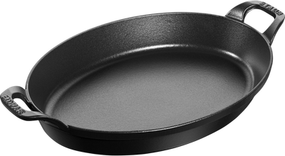 Форма Staub овальна чорна 32 см (3272343033237)