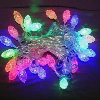 Гирлянда Шишки Led 28 мульти 1-40,1-42