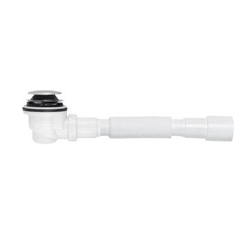 Сифон для душевого поддона Kroner KRP-ST08 1 1/2"x60, D-64 с системой Сlick-Сlac, с гибкой трубкой 40/50 мм CV032071