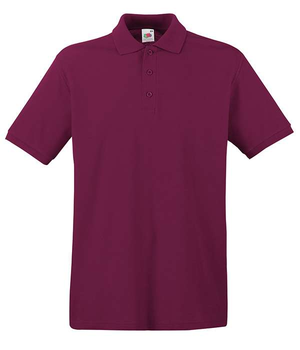 Футболка поло чоловіча Fruit of the Loom Premium polo S Бордовий (063218041S)