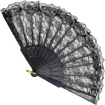 Веер Кармен гипюровый SETA Decor 15-300BLK