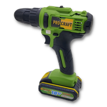 Шуруповерт акумуляторний Procraft PA18C Compact (114215)