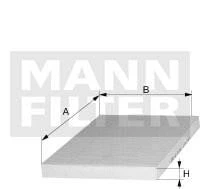 Фильтр салона MANN-FILTER (CUK23024)
