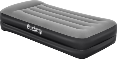 Надувне ліжко Bestway 67401 Велюрове з електричною помпою 191 x 97 x 46 см (6941607329481)