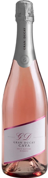 Вино ігристе Gran Ducay Cava Brut Nature Rosado рожеве брют 0.75 л 12% (8411789030430)