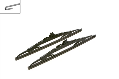 Щітки склоочисника (340/340mm) Lada Kalina/Niva/Peugeot 104/304/404 63- BOSCH 3 397 118 700 UA63 Bosch (3397118700)