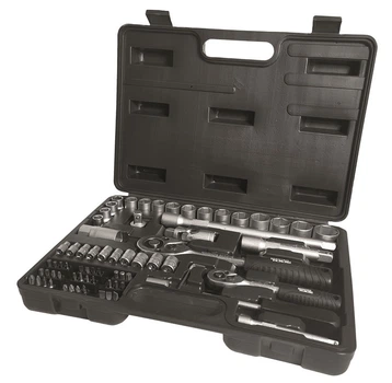 Набор инструментов 1/4"&1/2" Mastertool 72 шт 4-13 мм, 10-27 мм, кейс (78-7072)